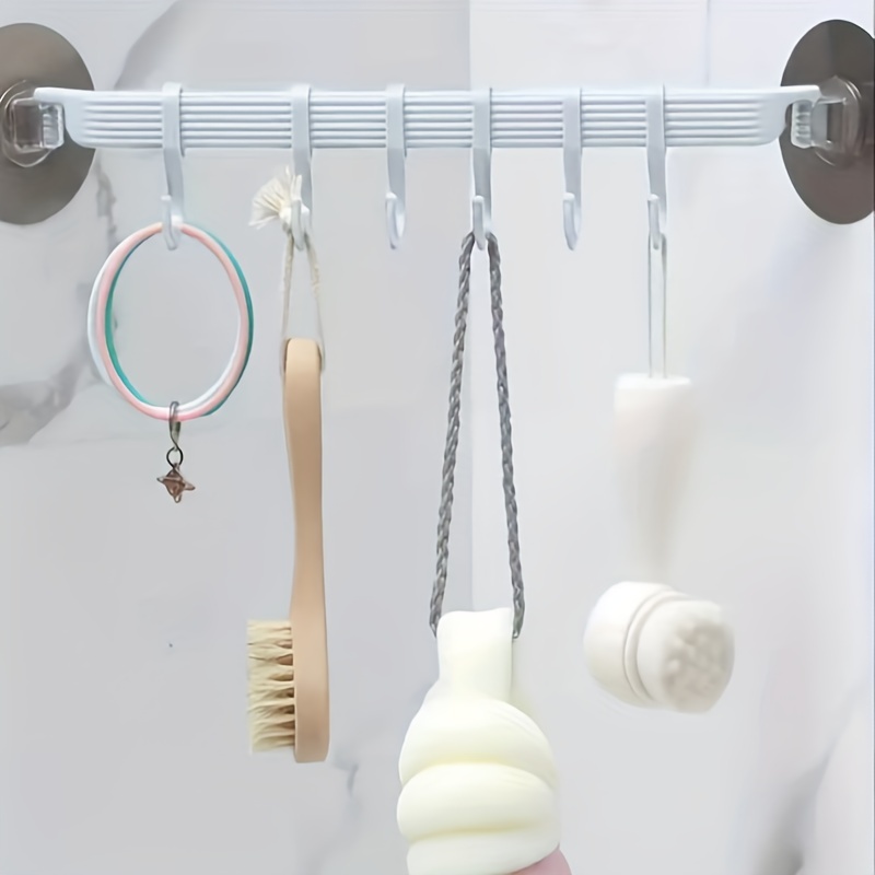 Wall mounted Hook Free Punching Multi functional Hair Rope - Temu