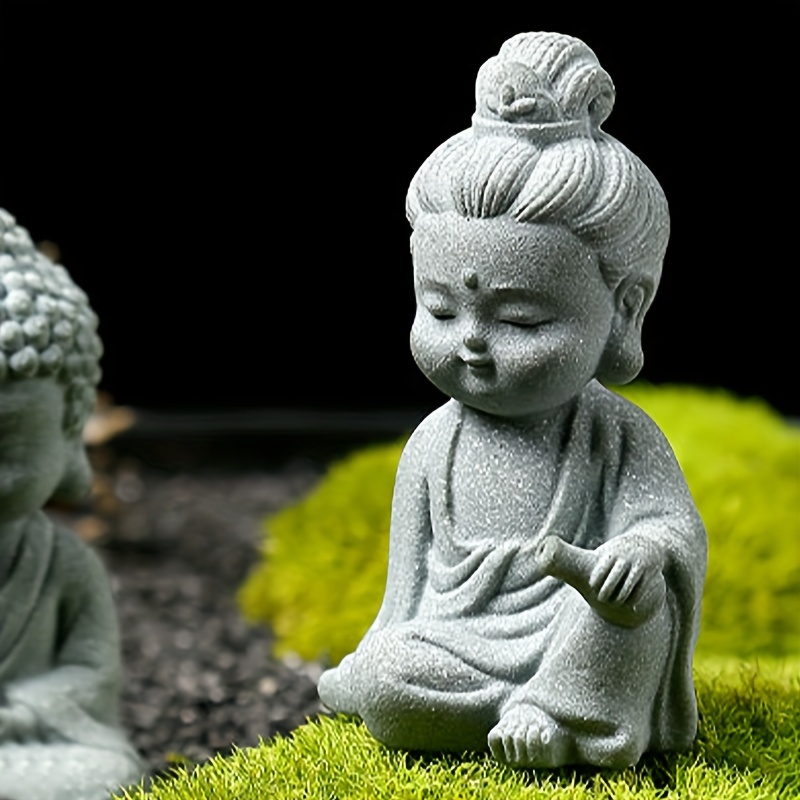 Las mejores ofertas en Estatuas de Buda de cemento y adornos de jardín