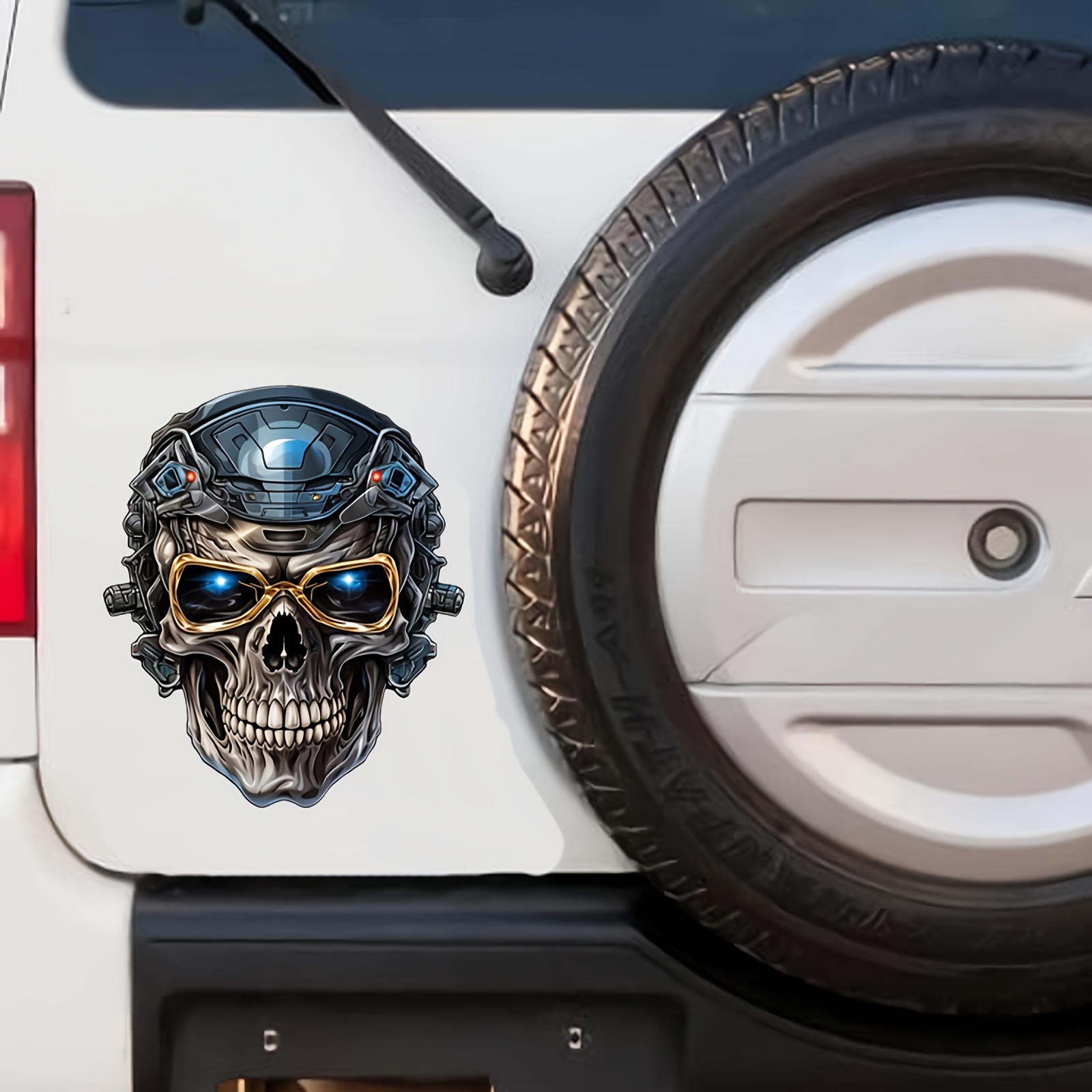 Halloween Autoaufkleber Skelett Schädel Knochen 3D Metall Chrom Auto Motor  Logo Emblem Abzeichen Aufkleber Aufkleber Ups Dhl Neu Kommen Auto Von 0,83  €