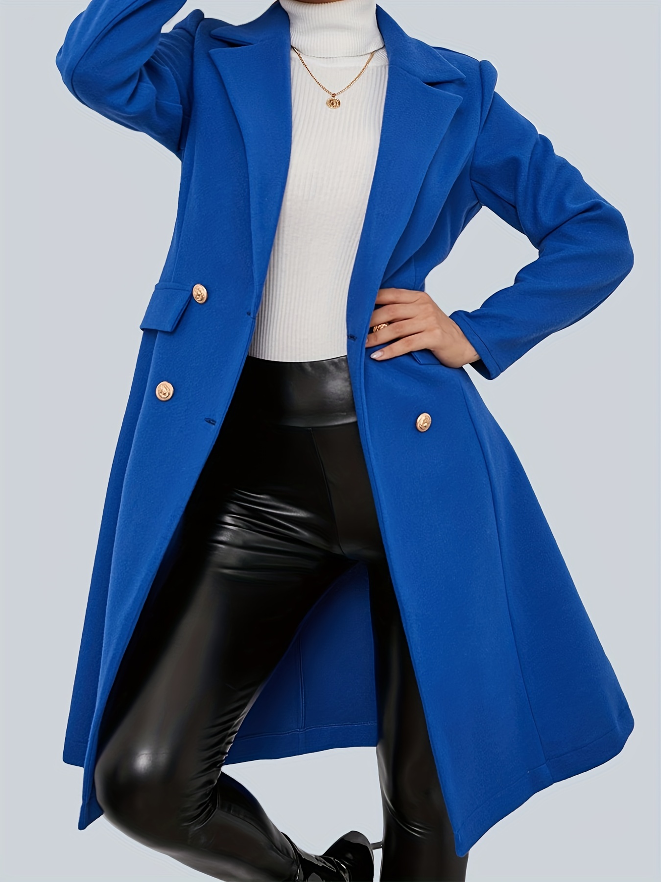 Women Pea Coat - Temu