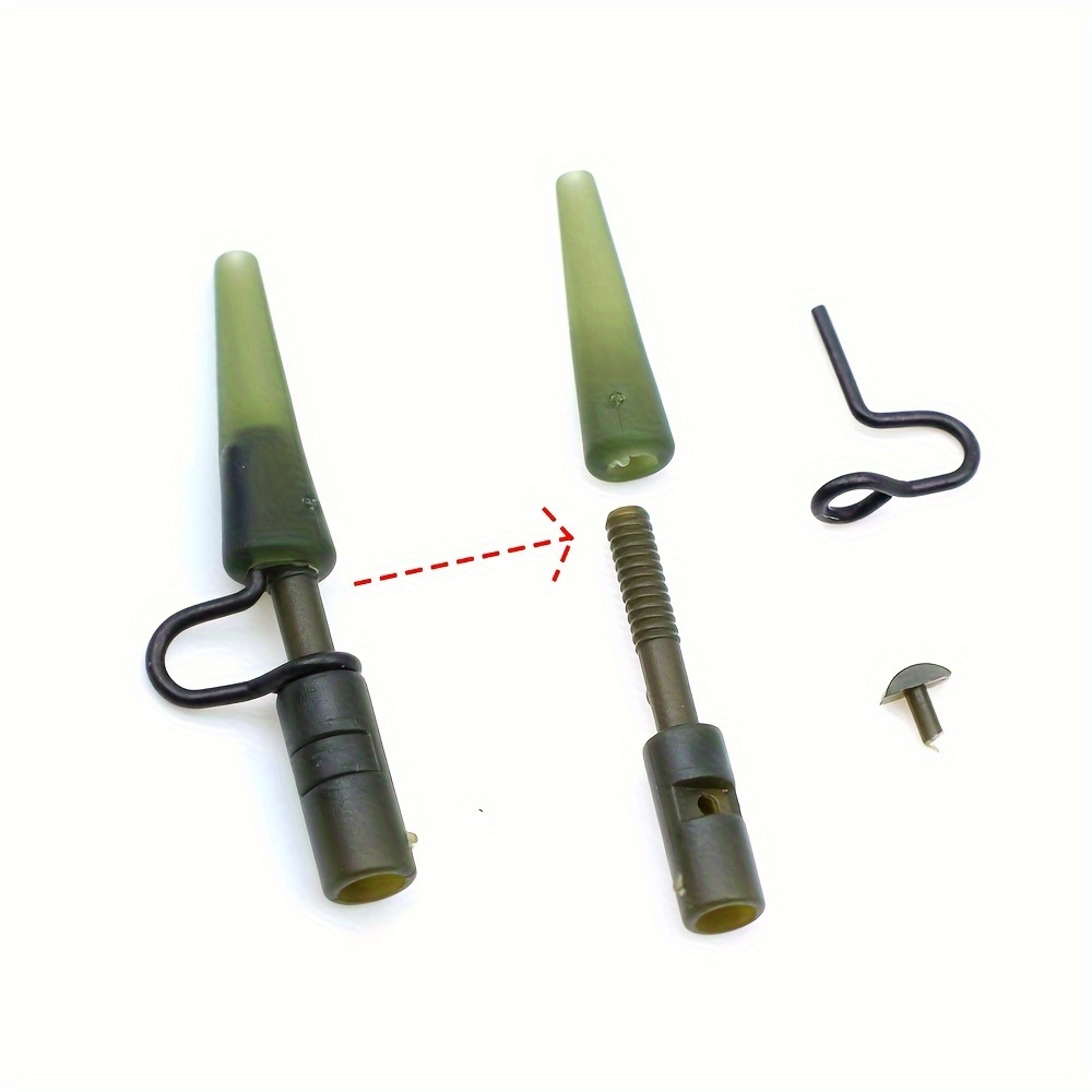 Hair Rig Safety Clips Fishing Lure Connector Rubber Anti - Temu