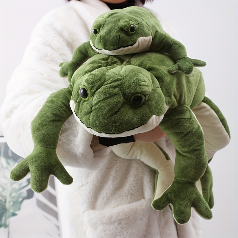 Novelty Creative Toys Simulation Frog Stuffed Animal Soft - Temu Mexico
