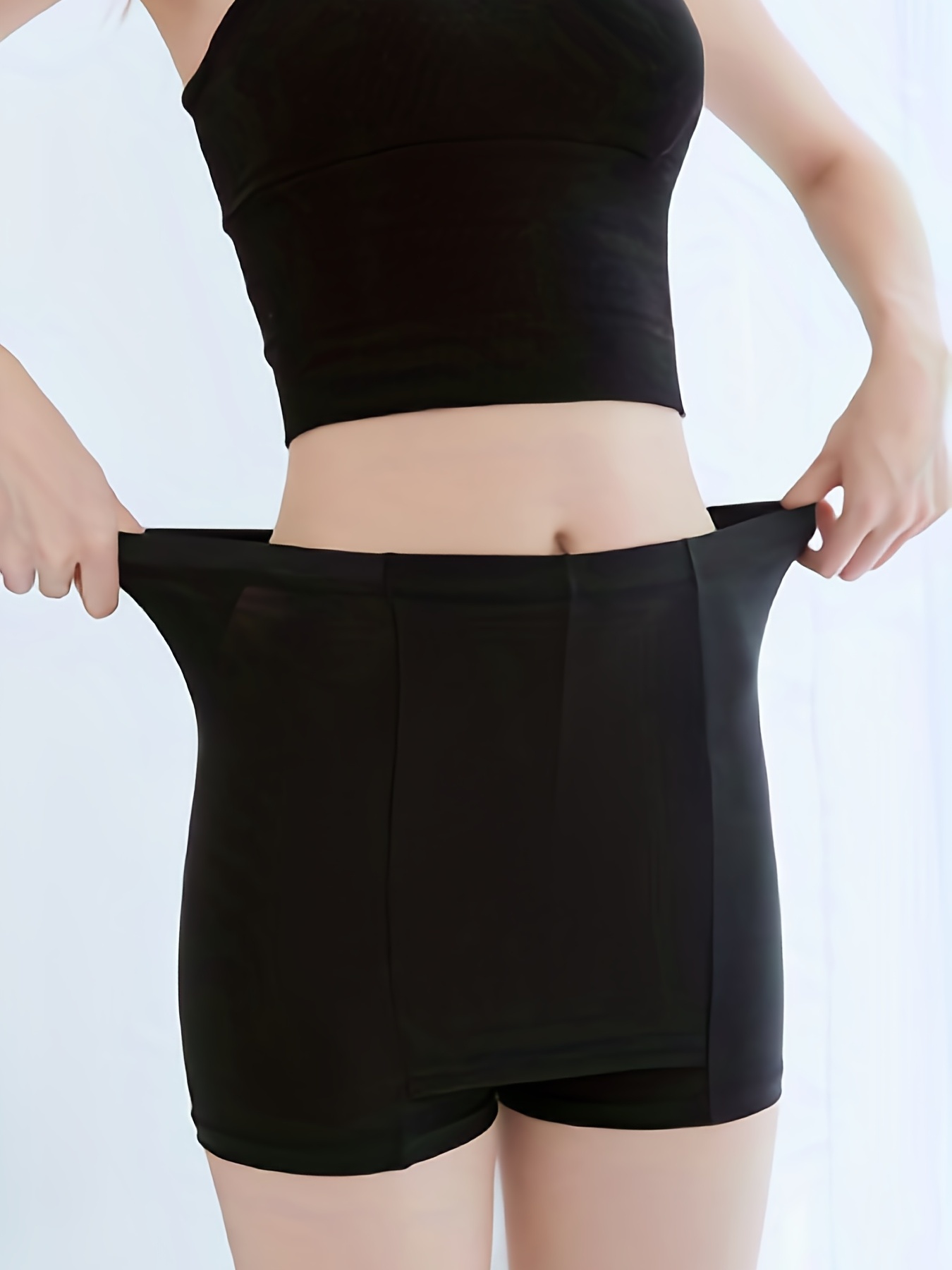 Cheap Women Seamless Smooth Slip Shorts Anti Chafing Safety Pants for Under  Dress High Waist Underwear