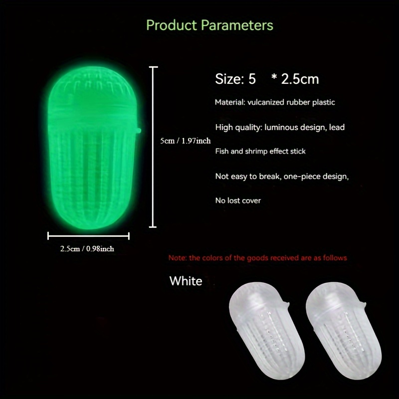 Luminous Bait Ball Earthworm/Shrimp Cage 20pcs