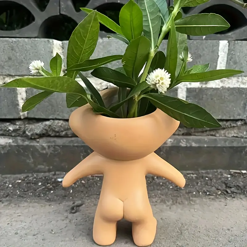 FBITE Jardinage de La Viande Mini Mignon Pot de Fleurs En Céramique Pot de  Pouce Multicolore Peint À La Main Plante D'Intérieur Semoir Haut 2,83