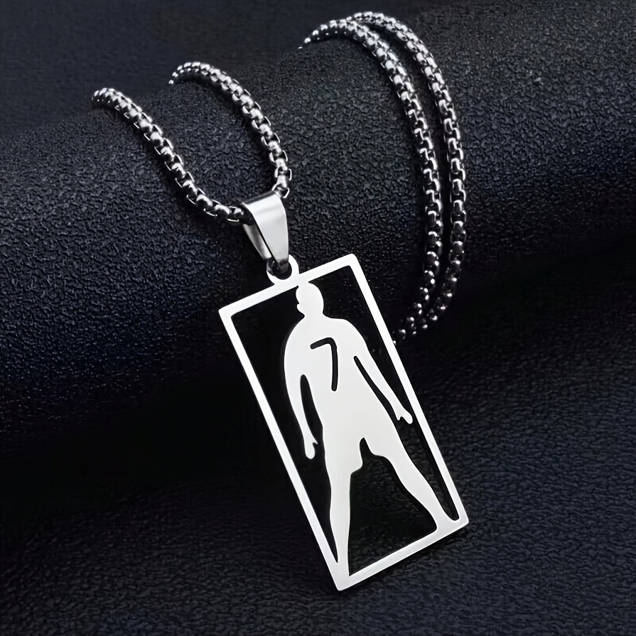 

A Hip-hop Stainless Steel Necklace On The Street, A Necklace, A Blessing For Fans, A , Chain Length 60cm, Choose 2 Styles To Give To Your Boyfriend Or Girlfriend As A Commemorative Gift.