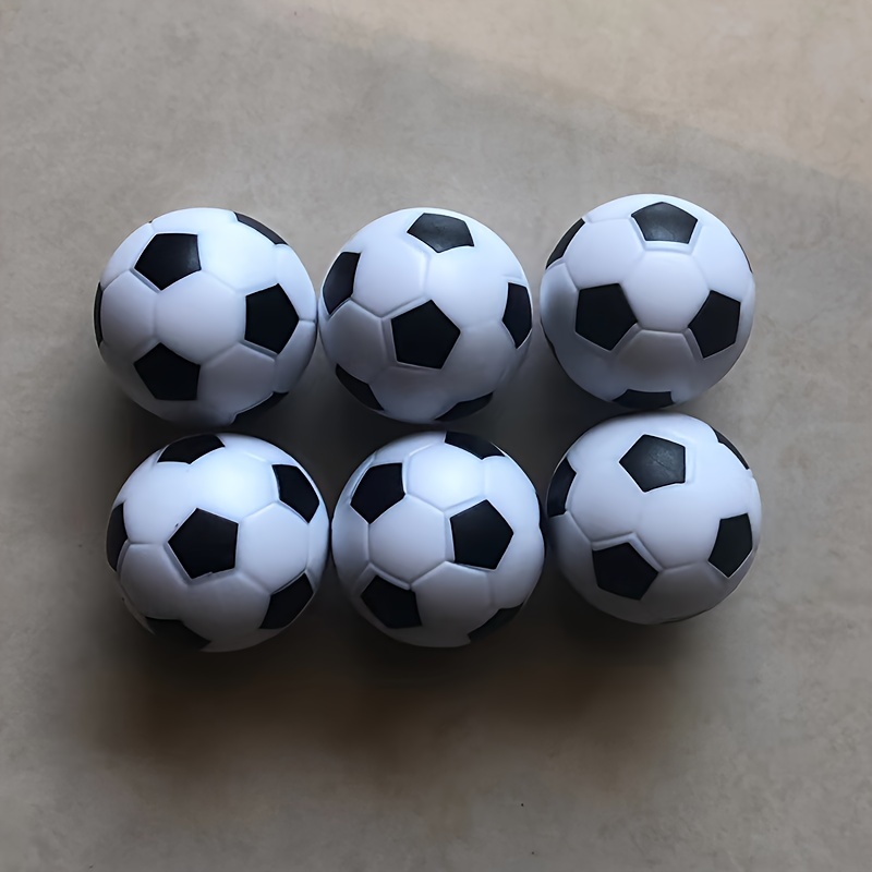 Bolas de plástico para futbolín, bolas de 36mm para máquina de futbolín, 6  unidades