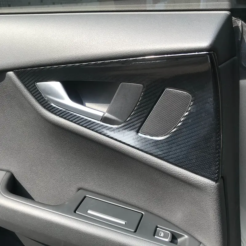 Car Interior Center Console Panel Türgriff 3d / 5d Carbon-faser-aufkleber- aufkleber, Auto-styling-zubehör A7 4g8 2009-2018, Rabatte