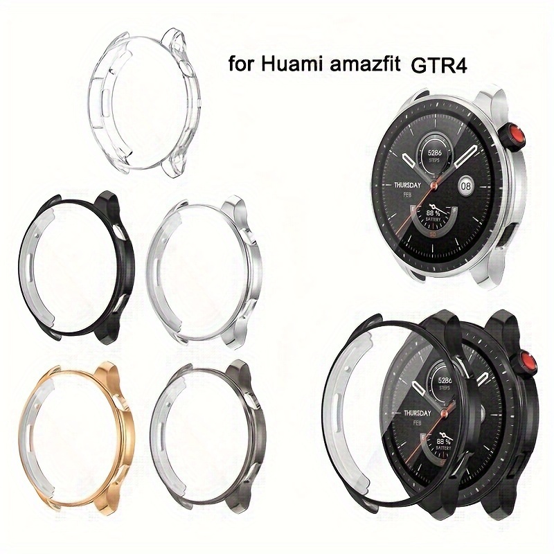 Watch Frame Screen Protector Edge Shell Case Cover Protective For Amazfit  GTR 4