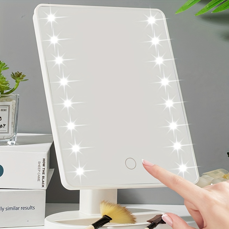 Miroir Avec Lumière Led - Livraison Gratuite Pour Les Nouveaux Utilisateurs  - Temu France