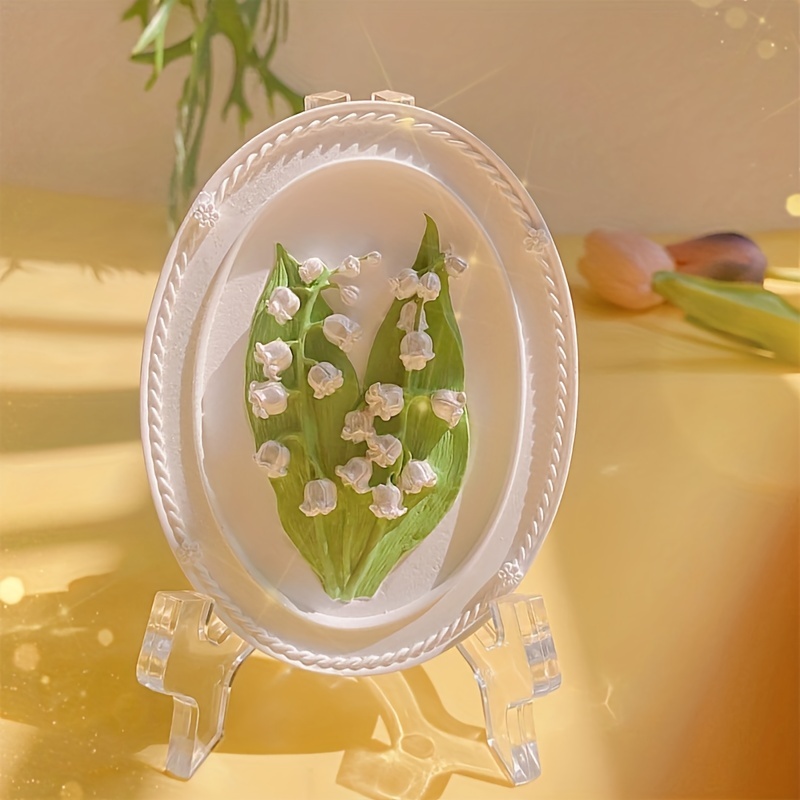 1pc Creative Retro Lily Of The Valley Hanging Plate Perfect For ...