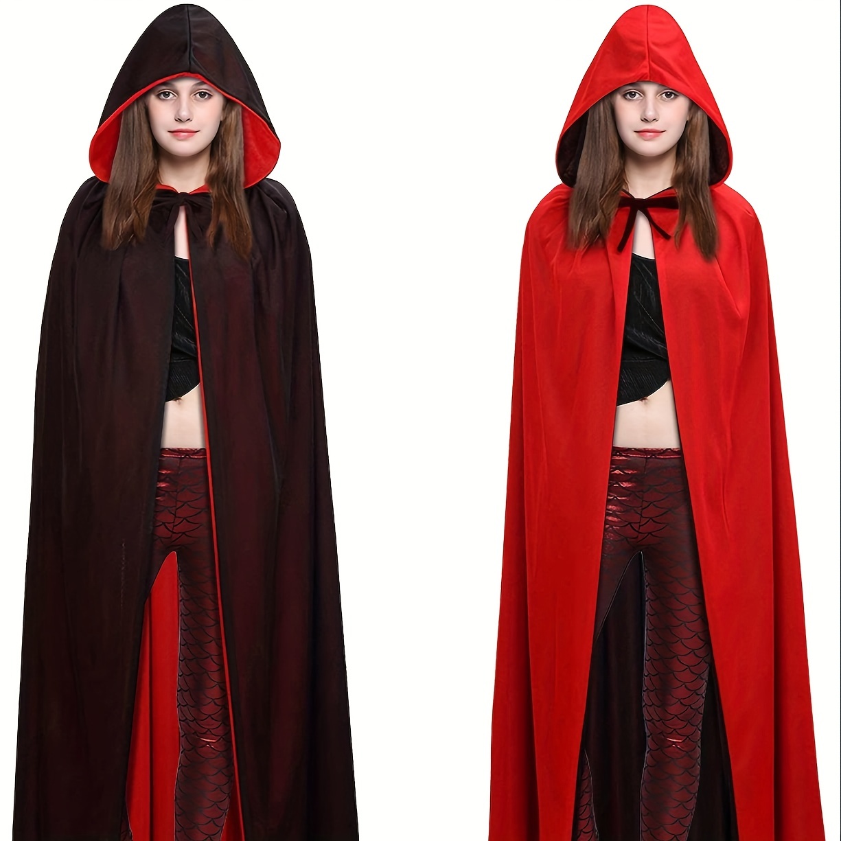 Capa medieval con capucha de gamuza para mujer, capa renacentista, capa  vintage con capucha para cosplay, disfraz de Halloween