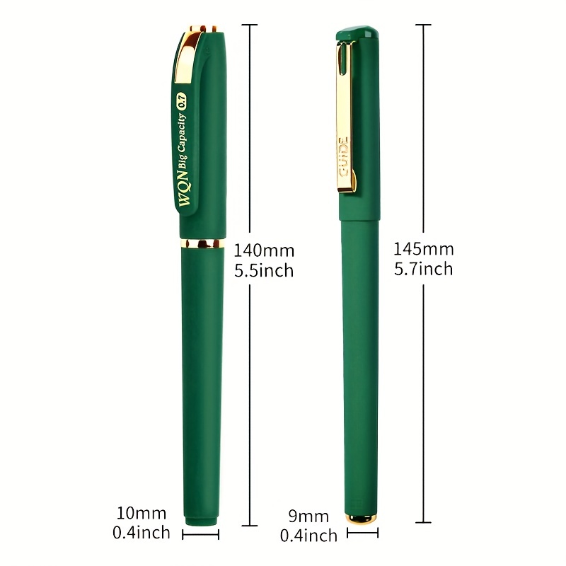 wqn] Penne Roller Verdi 3/6 Pezzi, Penna A Sfera Verde Asciugatura Rapida,  Pennino 0,7 Mm, Inchiostro Verde, Scrittura Fluida, Ricarica Grande  Capacità, Penne Calligrafia Punta Rigida, Forniture Ufficio/materiali  Scolastici - Forniture Ufficio