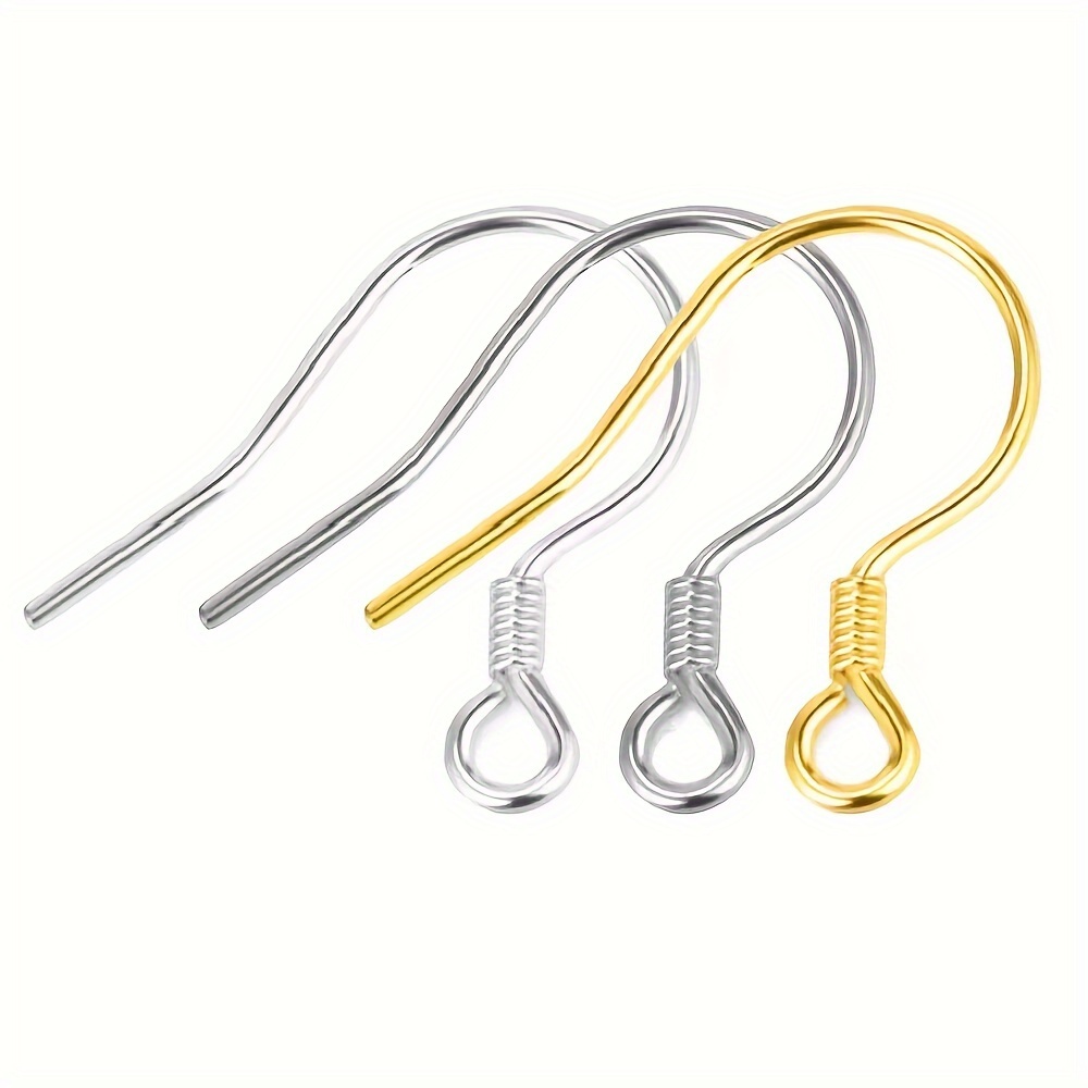 Earring Hooks Stainless Steel Earring Clasps Connectors No - Temu