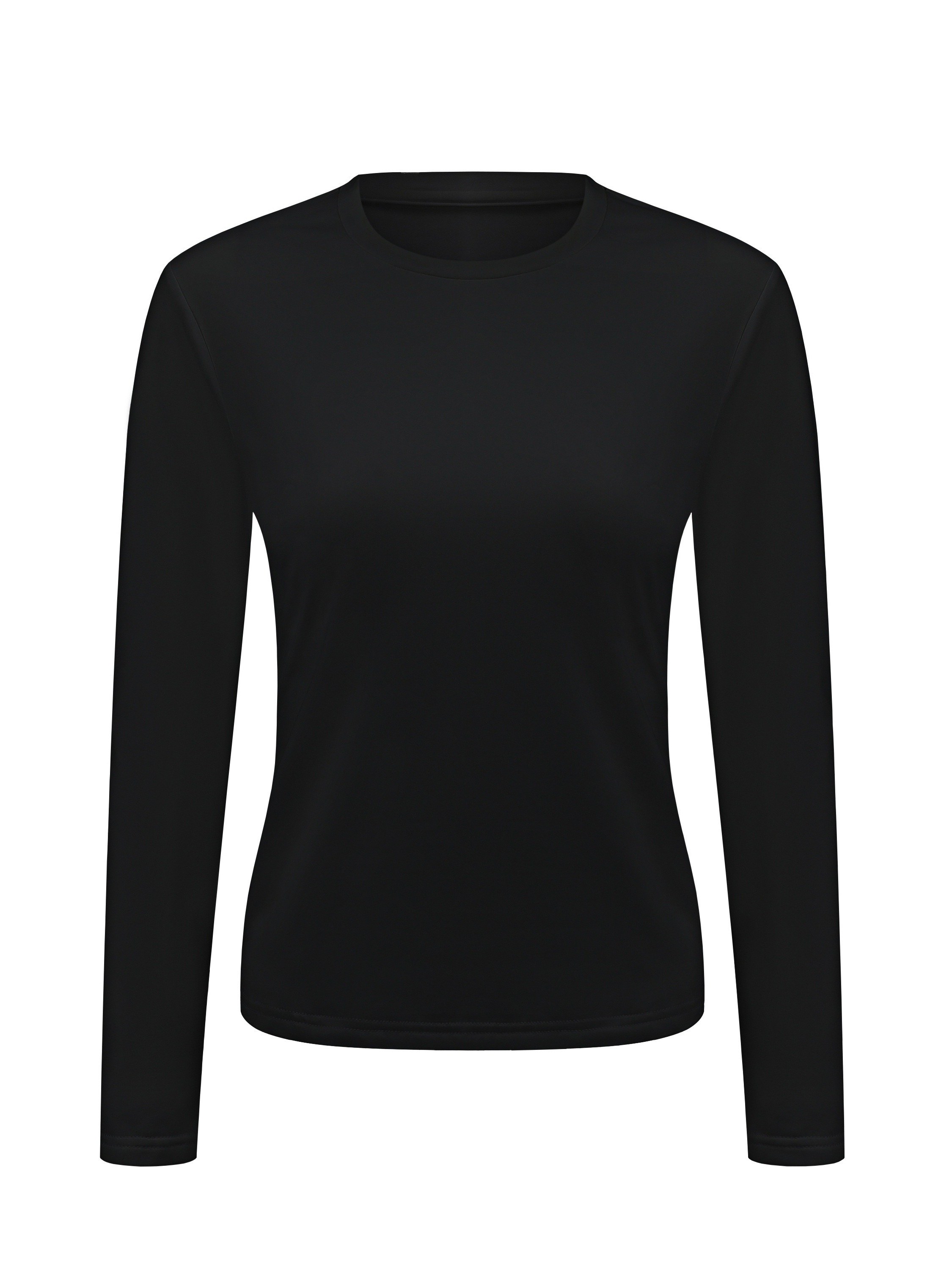 Super Soft Thermal Sports Sets Solid Color Warm Long Sleeve - Temu
