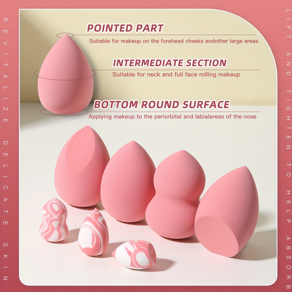 Dual use Makeup Sponge Set Soft Wet Dry Blender For Liquid - Temu