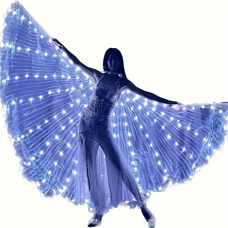 Light Wings Cloak Colorful Led Cape Dancing Stage Show - Temu