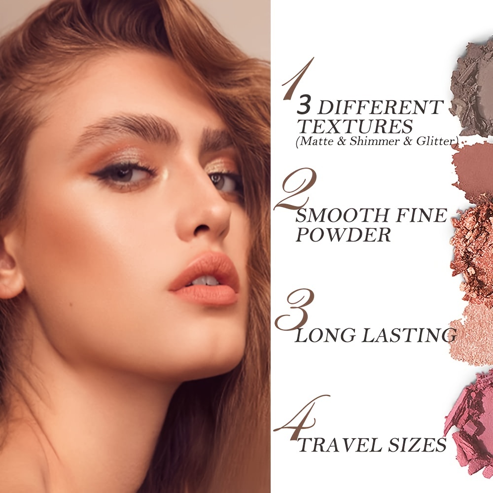 10 Colors Eyeshadow Palette Matte Shimmer Eye Makeup Long Lasting