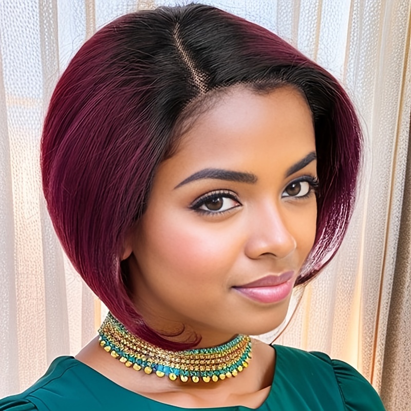 west kiss Pixie Cut Wig Human Hair Ginger Lace Front Wigs Human Hair 13x4x1  Orange Pixie Cut Lace Front Wigs for Black Women Side Part Short Bob Wigs  Ginger Wigs Straight Bob