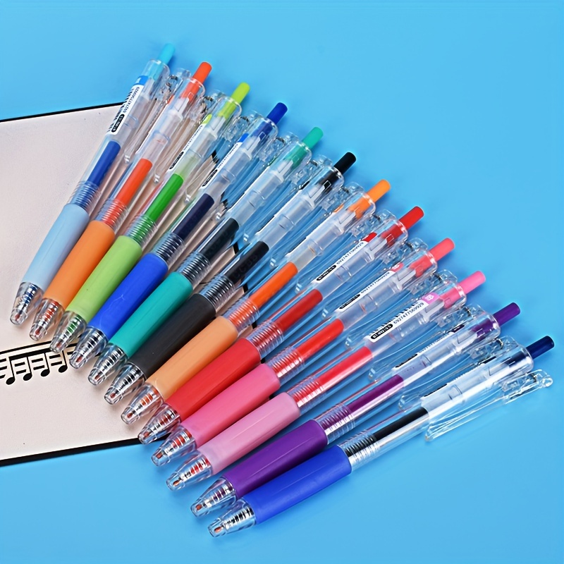 6/12 Colors Drawing Gel Pens Fine Gel Pens Multiple Color - Temu