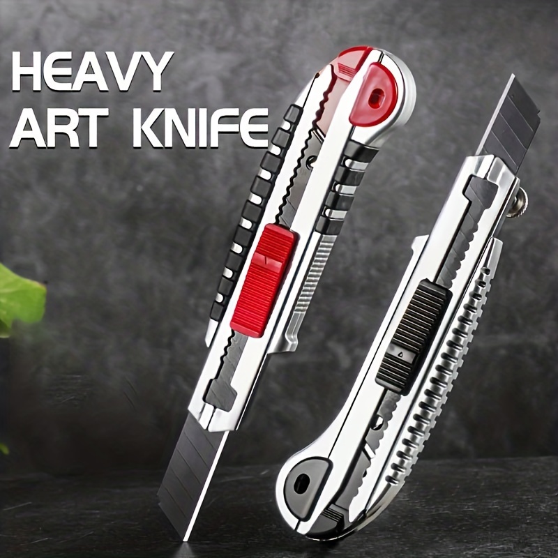 Art Knife Large 18mm Wallpaper Knife Wallpaper Tool Opener Hand Knife Paper  Cutter Art knife handmade knife - AliExpress
