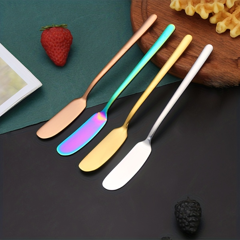 Long Handle Stainless Steel Butter Knife Spatula Perfect For - Temu