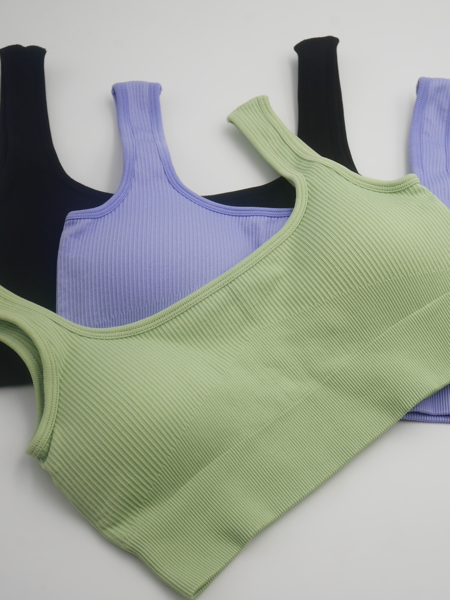  Sports Bras For Women, 5 Pack Seamless Removable