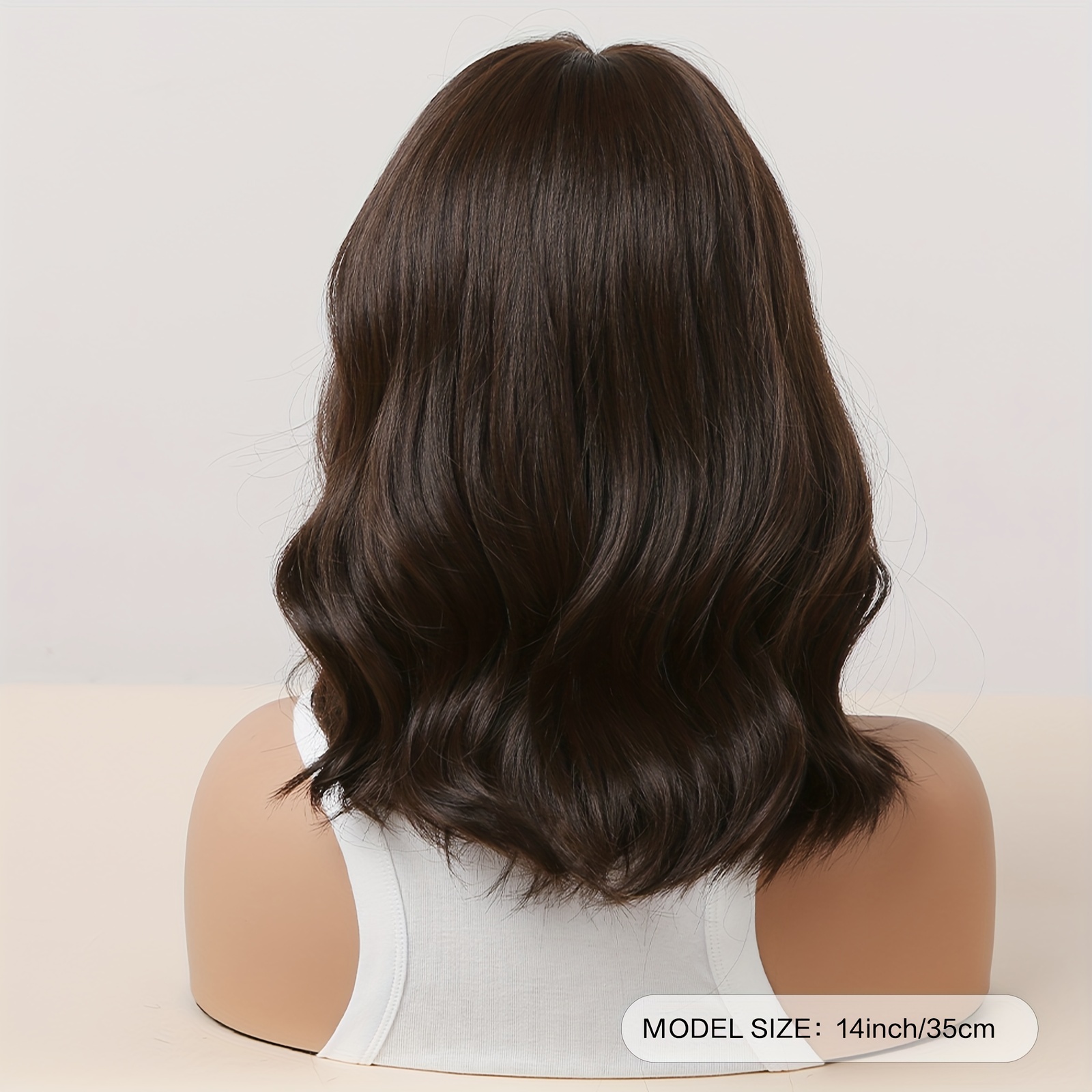 Brown wig outlet 35 cm