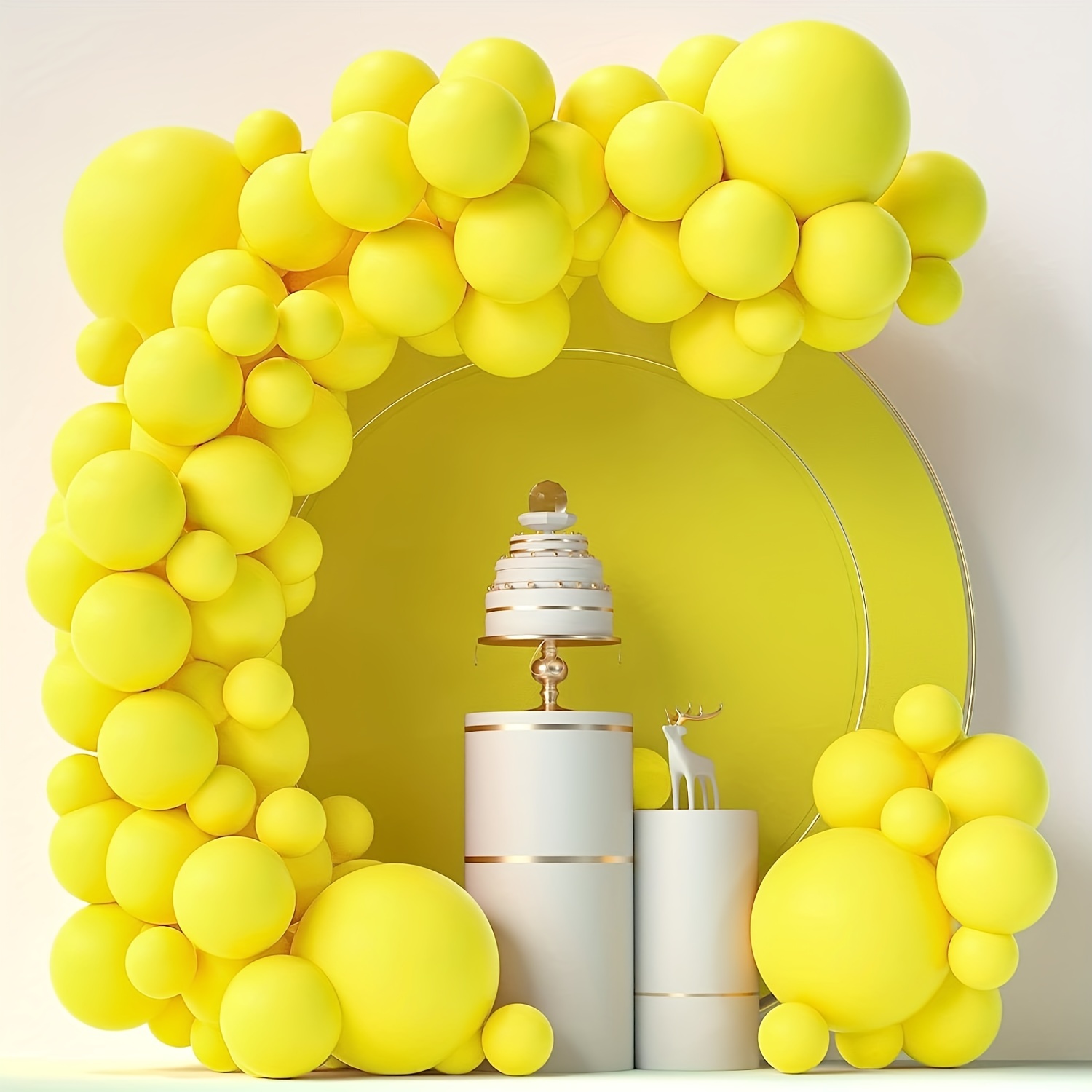 Buy PartyWoo Bee Balloons, 72 pcs Yellow Balloons Yellow Polka Dot
