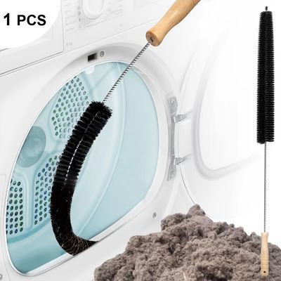 1pc dryer vent cleaner kit dryer lint brush vent trap cleaner long flexible radiator cleaning brush refrigerator coil brush dryer duct brush washing machine cleaning brush