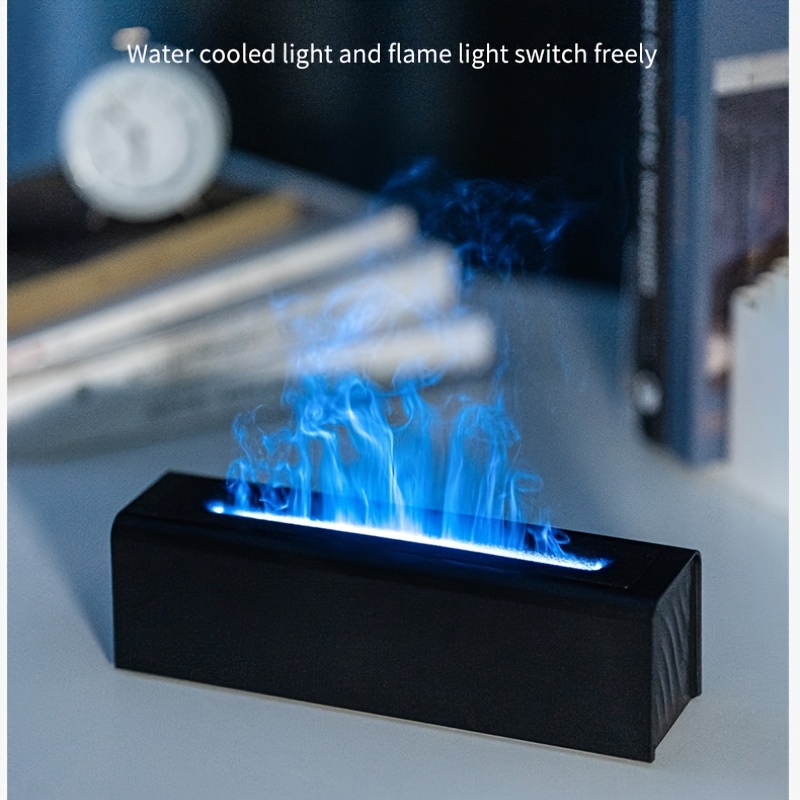 Flame Air Humidifier For Home, Essential Oils Diffuser With