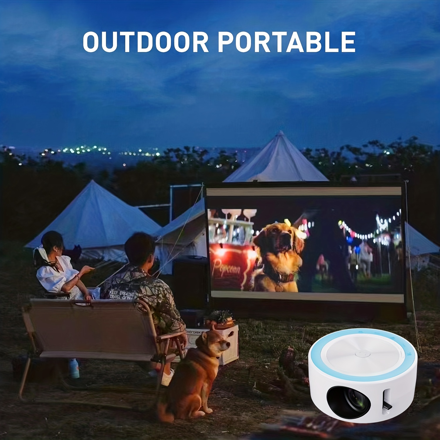 mini projector for camping