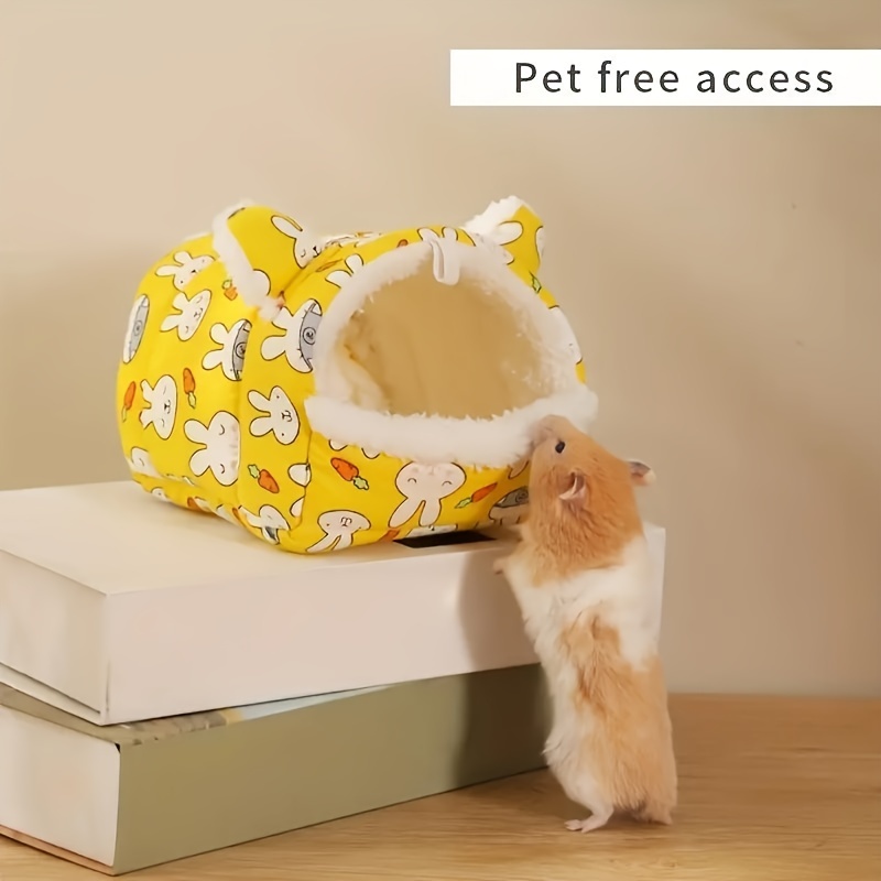 Small Pet Ceramic Nest Hamster Bed Bee Shaped Hut Suitable - Temu