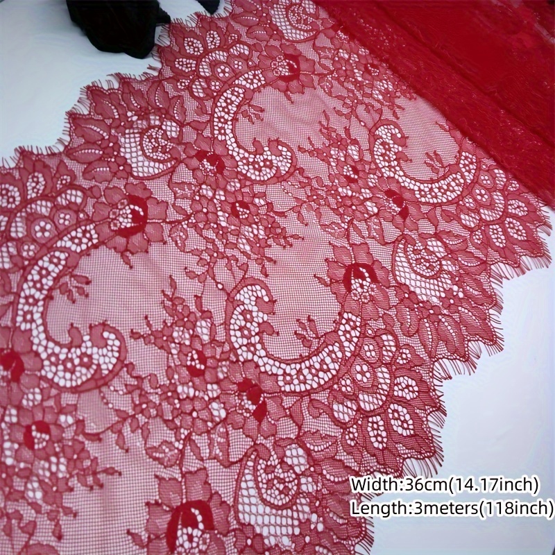 Eyelash Lace Fabrics Handmade Diy Garment Sewing Crafts - Temu