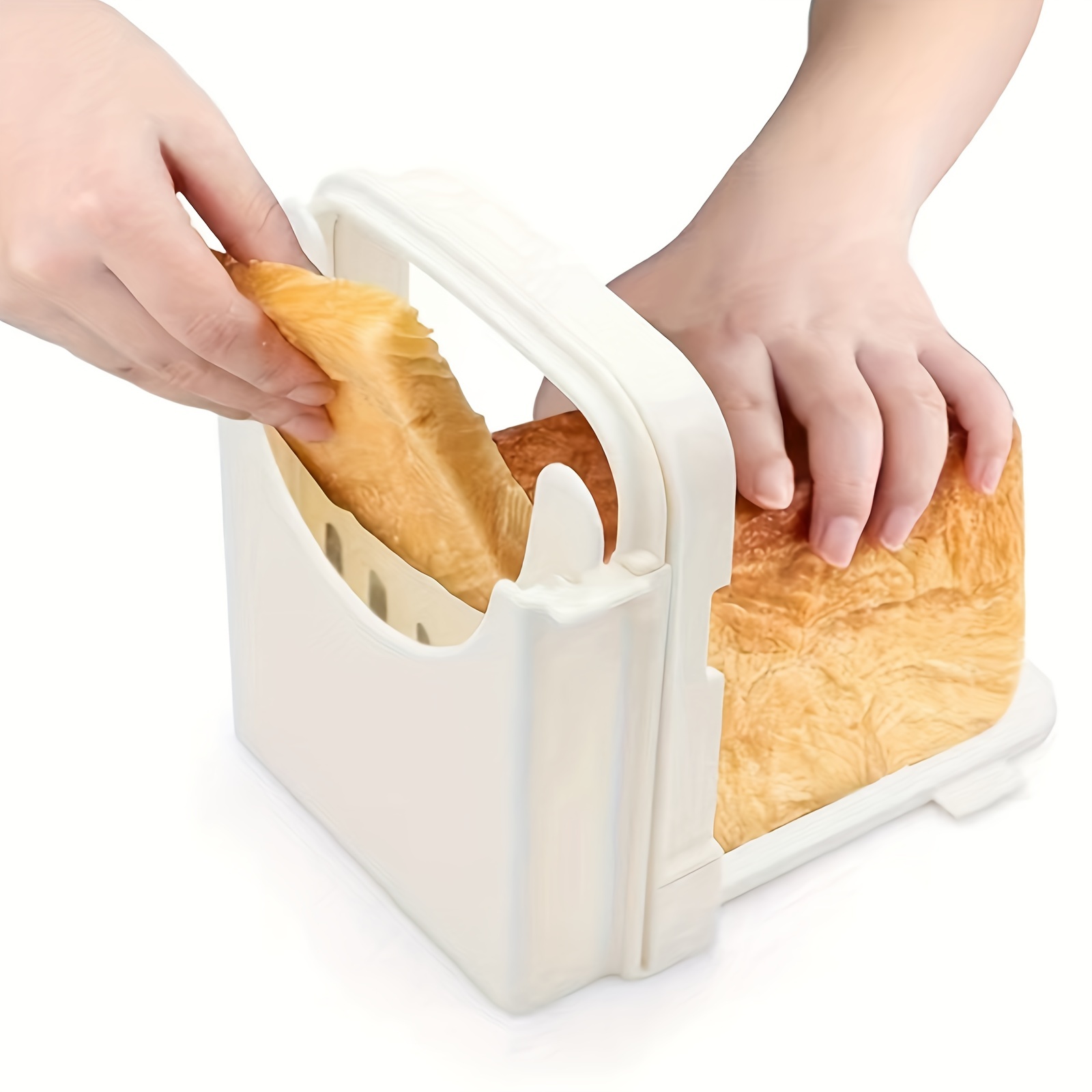 Manual bread slicer