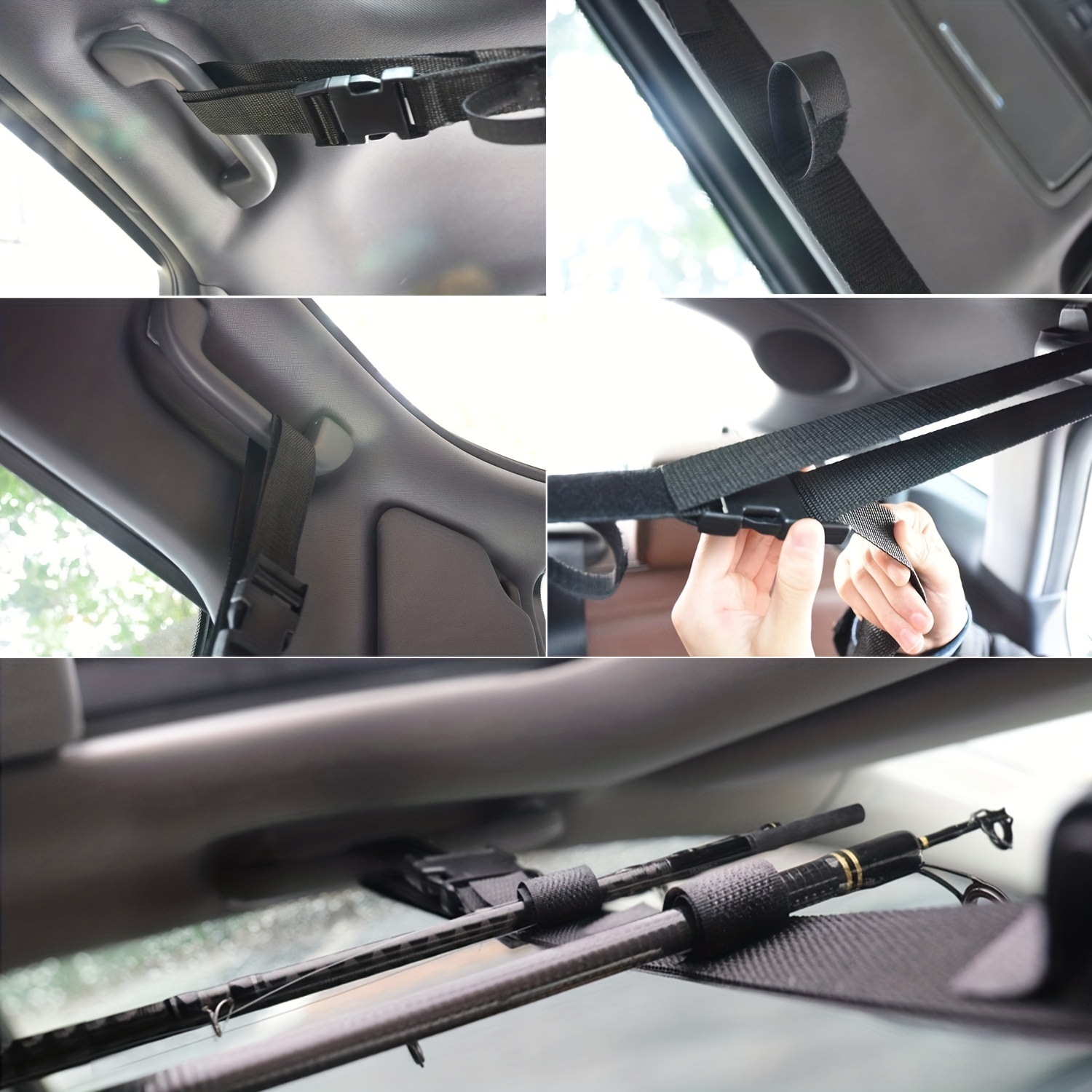 Adjustable Vehicle Car Pole Carrier Belt - Temu