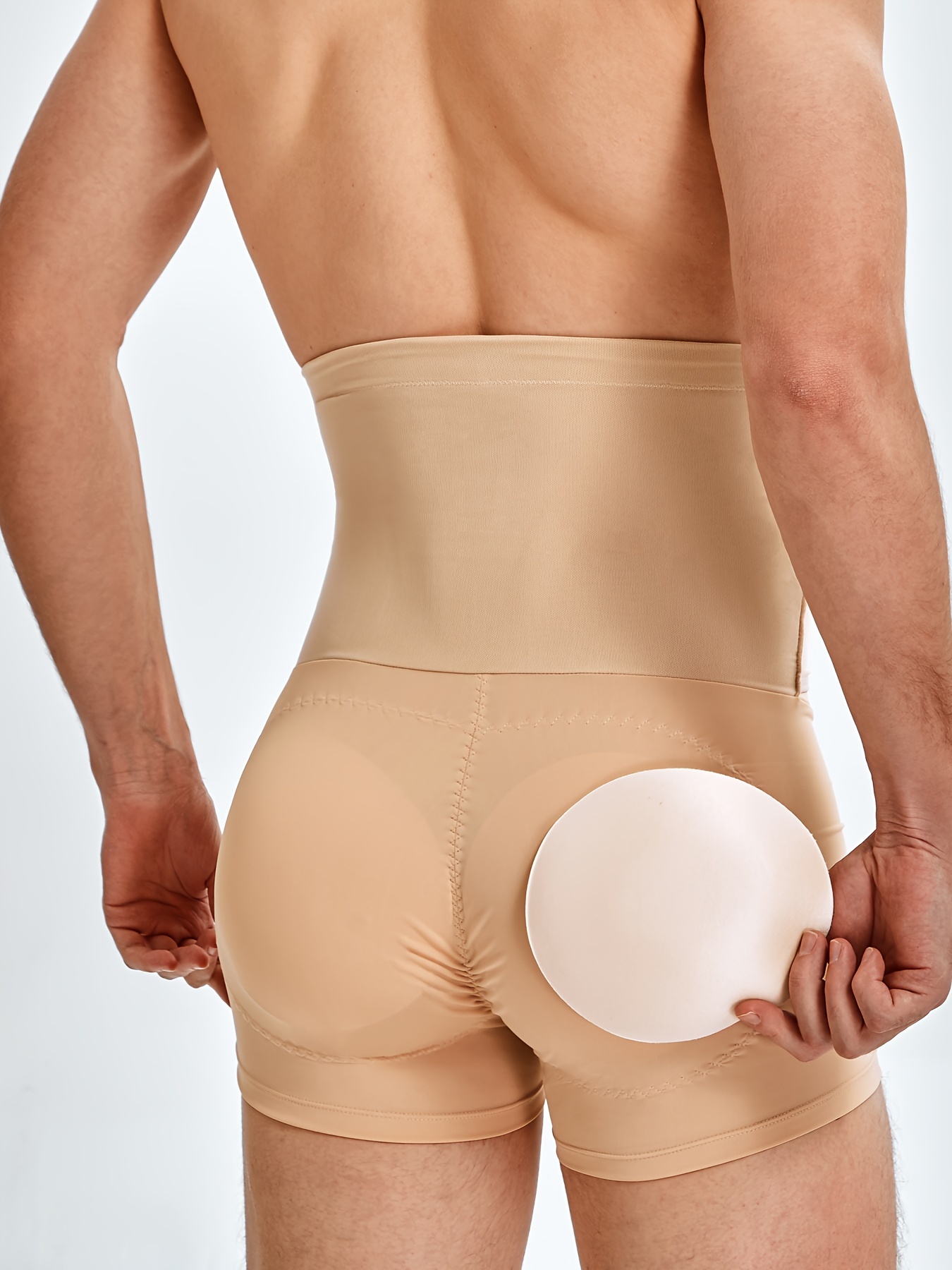 Men's Tummy Control Shapewear High Waist Body Shaper Shorts Slimming  Panties US