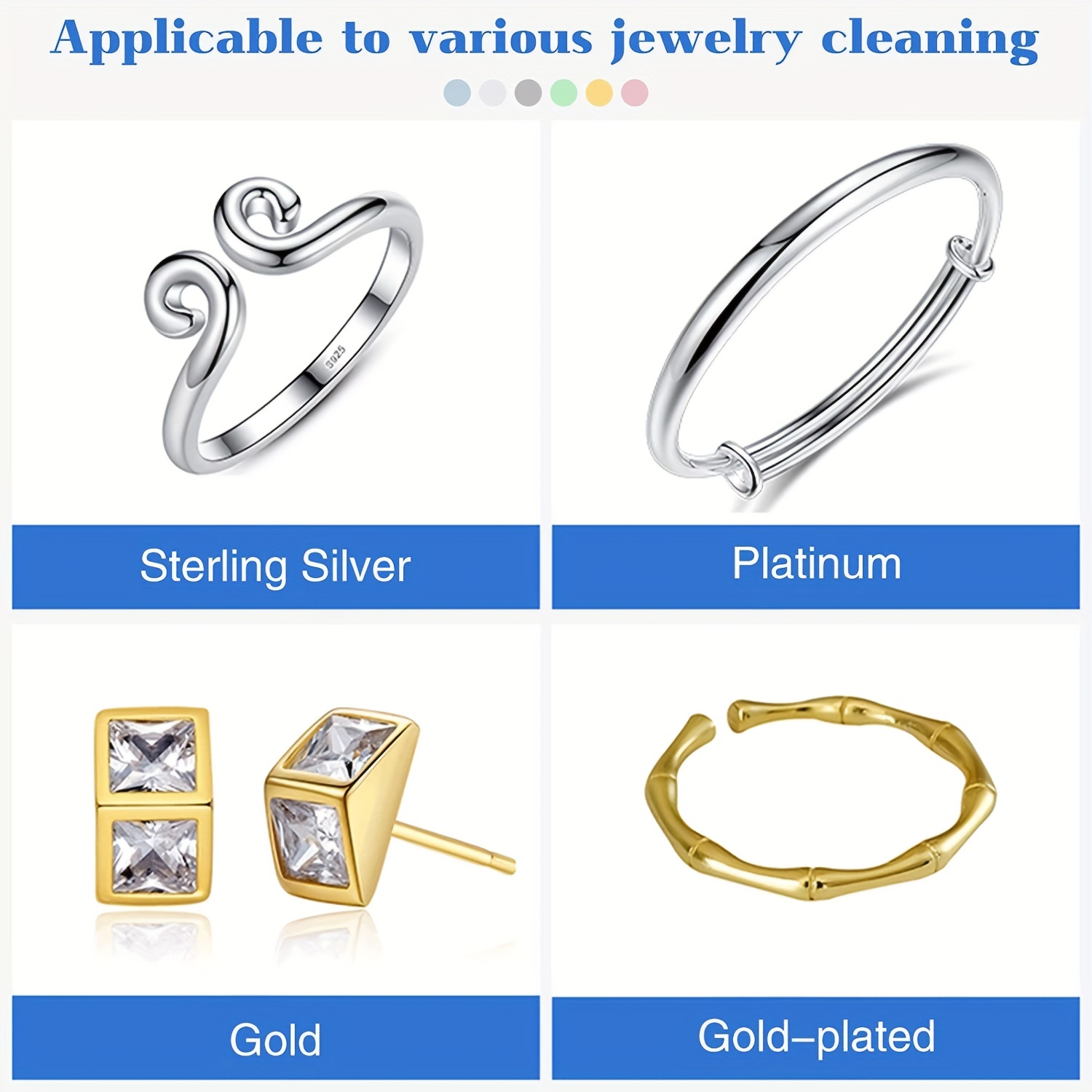 50pcs Jewelry Cleaning Cloth Pack