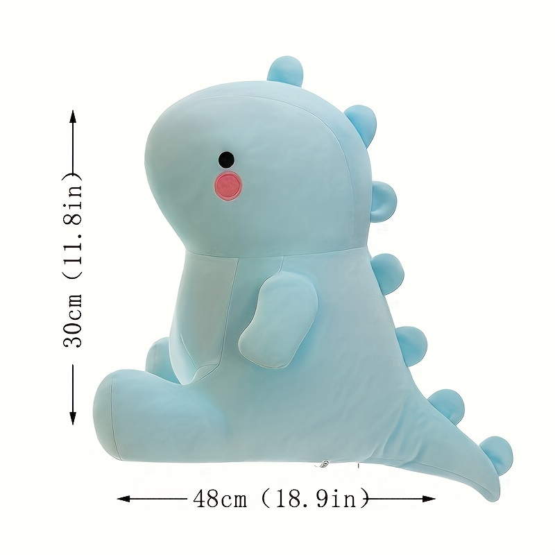 18in Mother-Child Dinosaur Plush Toy, Soft And Comfortable! (Contains One  Big Dinosaur And Two Small Dinosaurs) Small Dinosaur In Mom's Tummy, Enlight