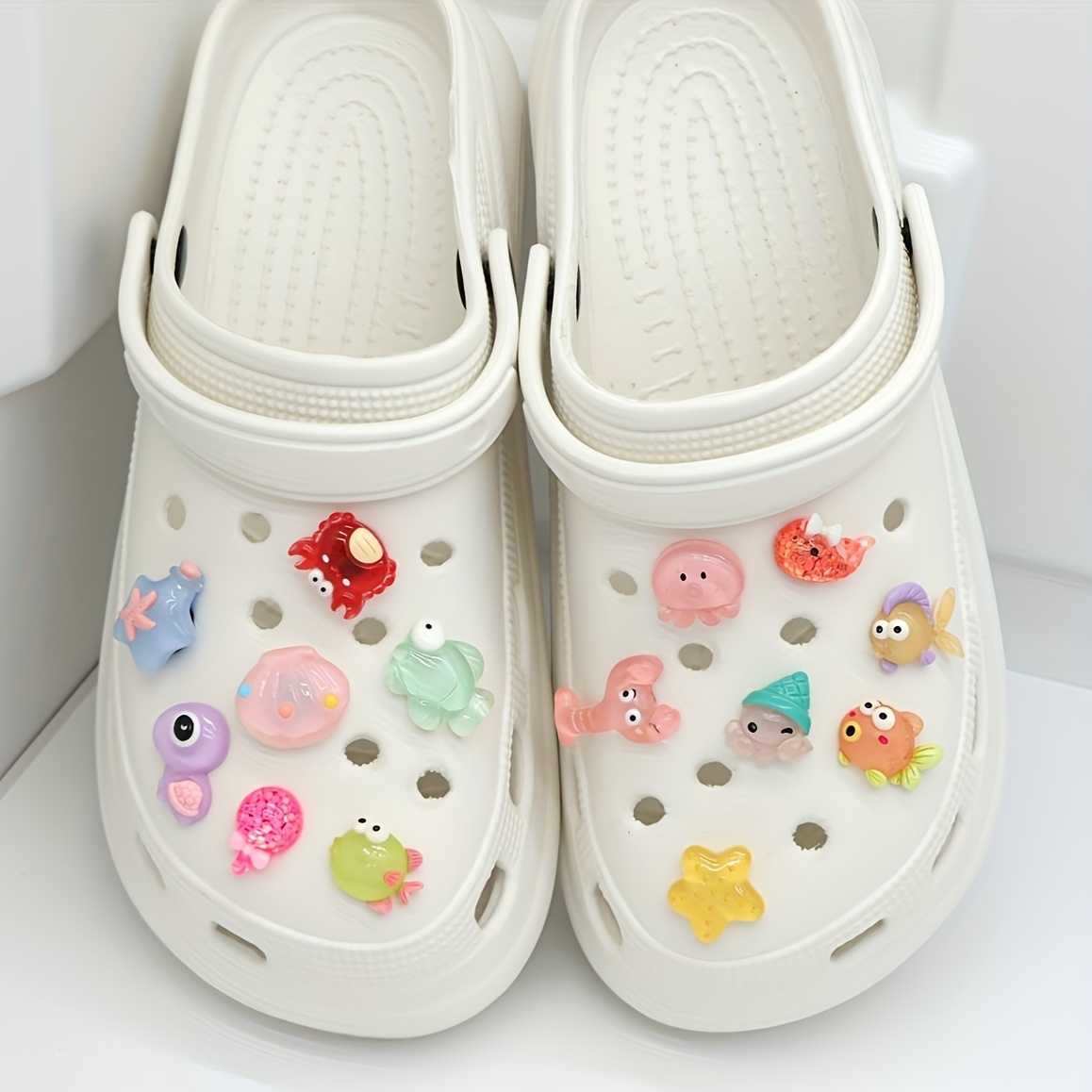 Kawaii 3d Cartoon Shoes Charms For Clogs Sandals - Temu