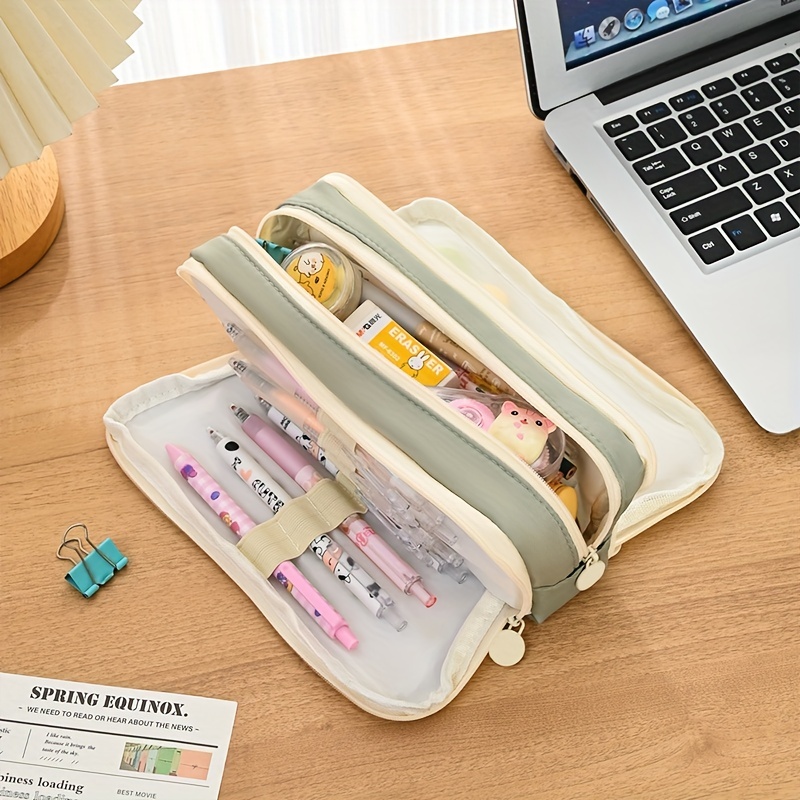 Pencil Bags Oxford Large Pencil Case Big Capacity Pencil Pouch