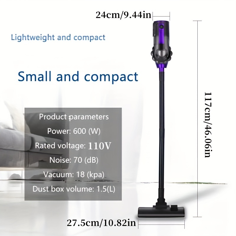 vacuum suction power rating