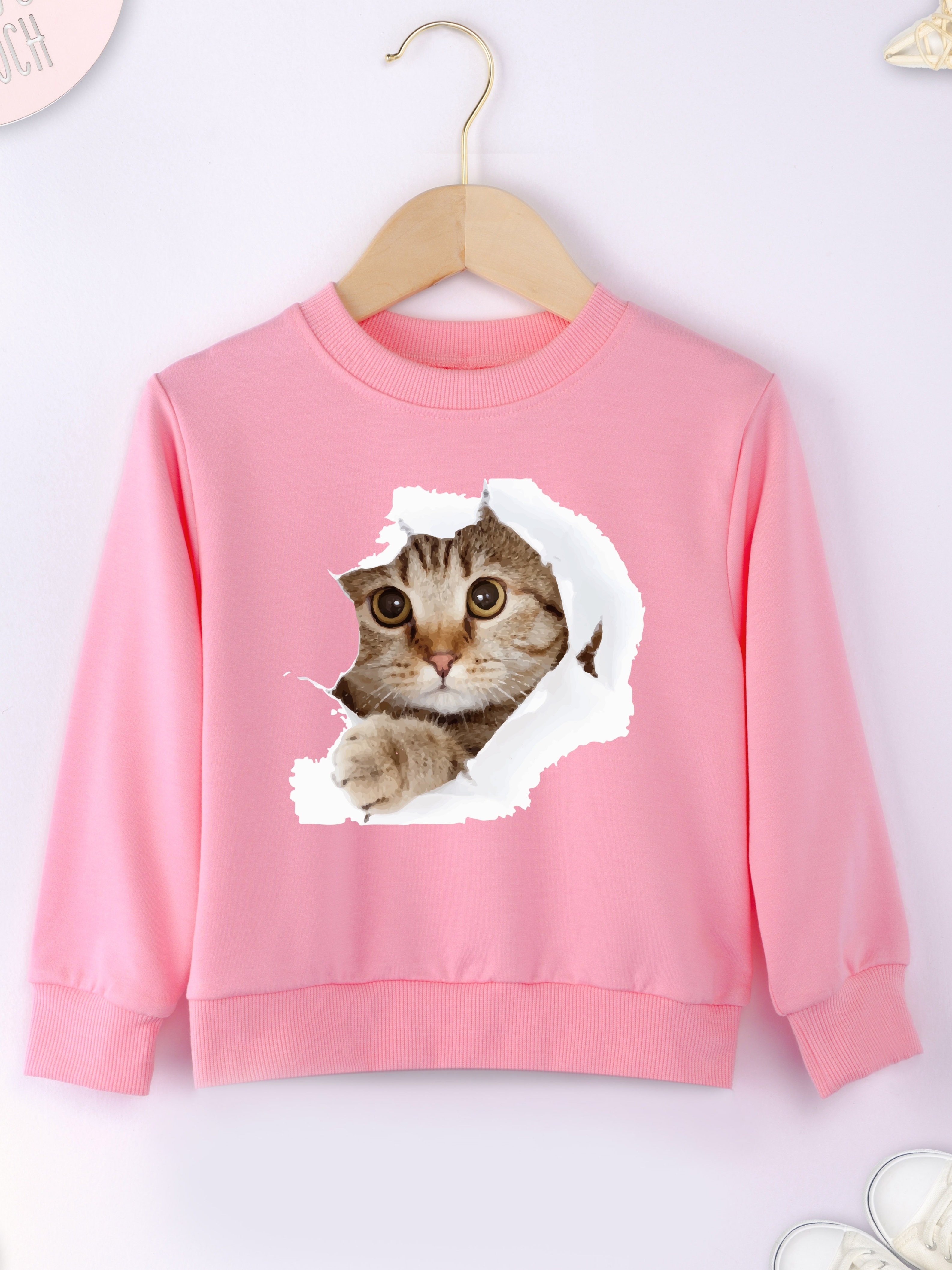 Girls Sweatshirt - Temu