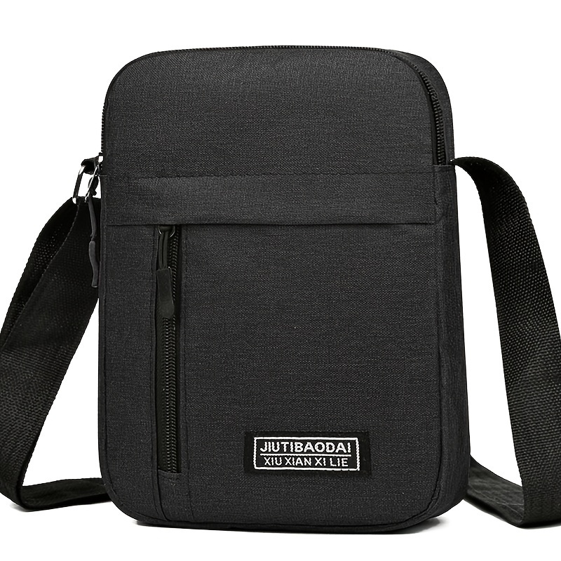 

Men's Business Casual Bag, Waterproof Cloth Shoulder Bag, Multi-layer Small Backpack