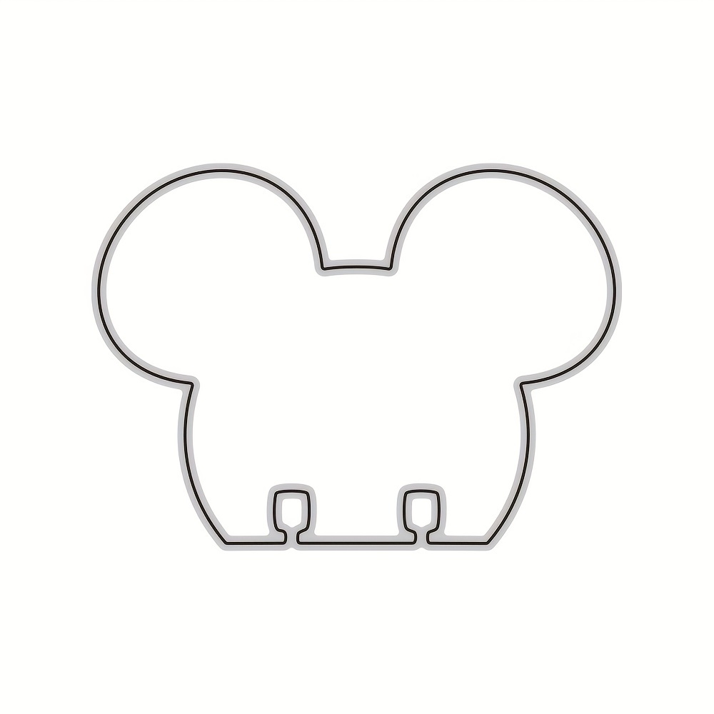 Disney Themed Mickey Cutting Dies Alphabets Mouse Head Diecuts for