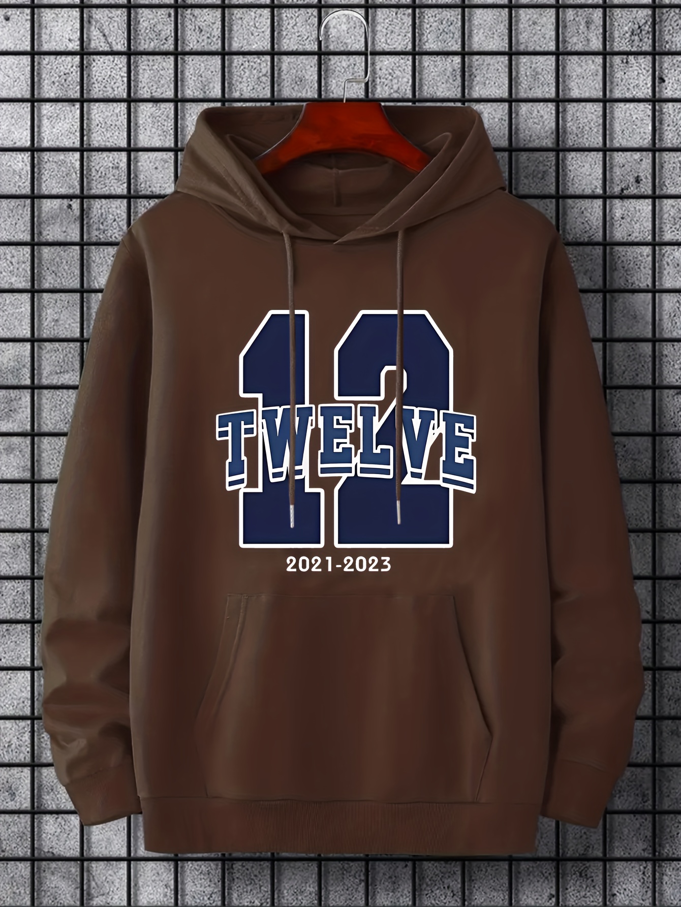 Twelve Print Hoodie Cool Hoodies Men Men s Casual Graphic Temu