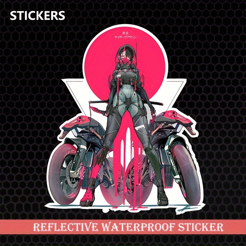 Rebecca Cyberpunk Edgerunners V4 Weatherproof Anime Sticker 6 Car Decal