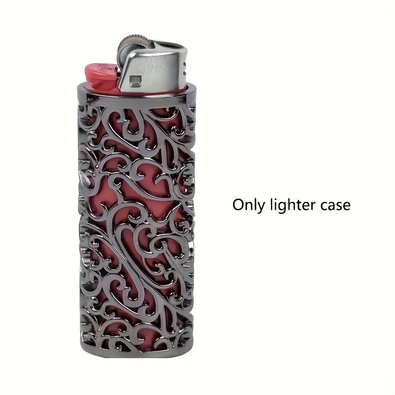 Creative Lighter Case Holder, Feather Design Lighter Protective