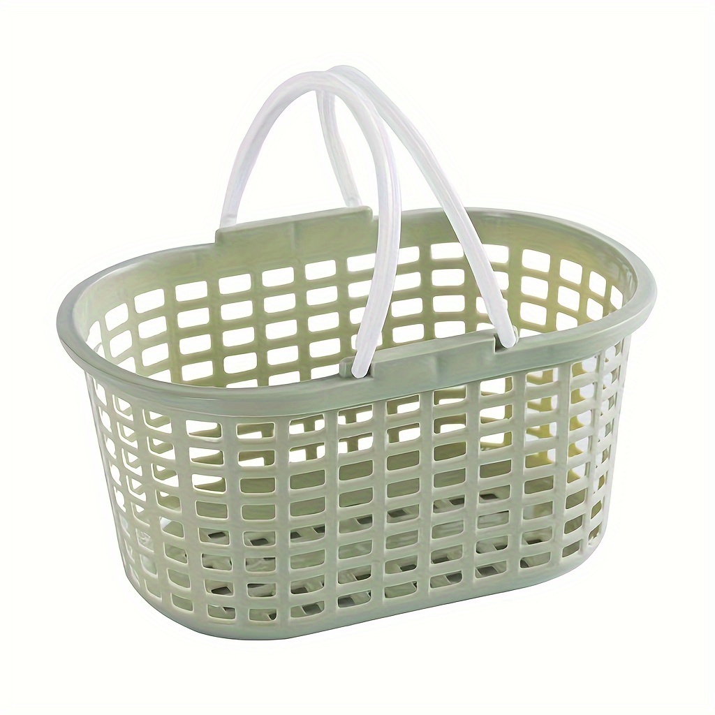 Colorful Thick Rectangular Plastic Basket, Sturdy And Durable Basket, Small  Items Organizer, Bathroom Lotion Holder, Living Room Snacks Sundries  Organizer, Home Essential - Temu