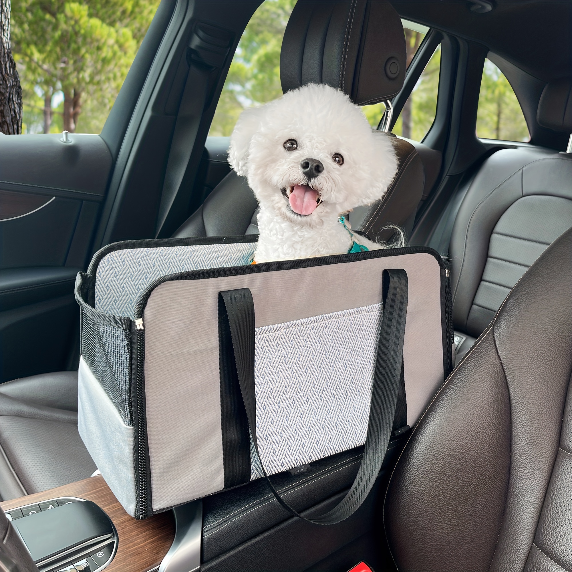 Pet Supplies Dog Car Seat Dog Car Mat For Pet Travel, Dog Hammock Pet  Booster Car Seat For Back And Front Seat - Temu